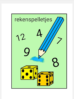 Lesmateriaal 10 Rekenspelletjes  van auteur Juf Monique slide 1