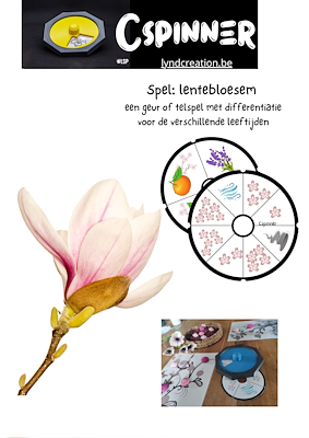 Lesmateriaal Bloemen op een tak van auteur LYND slide 1