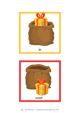 Lesmateriaal Kaarten vakkendobbelsteen Sinterklaas van auteur Juf Bertine slide 2