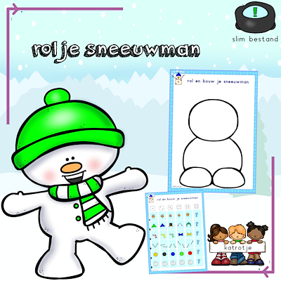 Lesmateriaal rol je sneeuwman van auteur katrotje slide 1