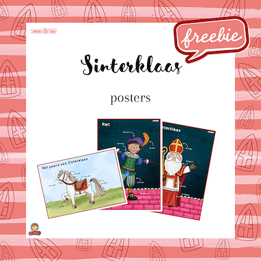 Lesmateriaal Sinterklaas posters van auteur MiaenCo slide 1