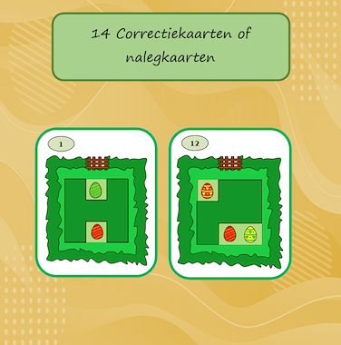 Lesmateriaal Smartgame Verstop de paaseitjes van auteur Jabbedabbedoe slide 4