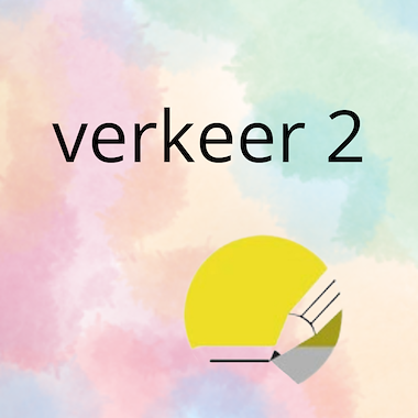 Lesmateriaal AN - het verkeer (deel 2) - spel 5: woorden schrijven/stempe van auteur Peggy Van Rompaey
