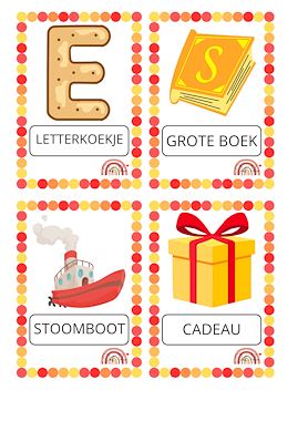 Lesmateriaal SINTERKLAAS - Woordkaarten van auteur Juf Talia slide 2