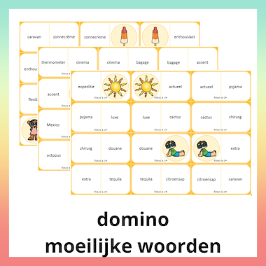 Lesmateriaal Leesspelletjes zomer AVI E5 tem E6 van auteur Raket en Co slide 4