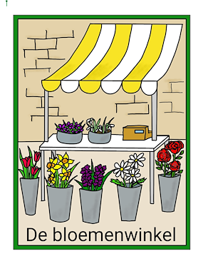 Lesmateriaal Bloemen winkel van auteur Juf Monique