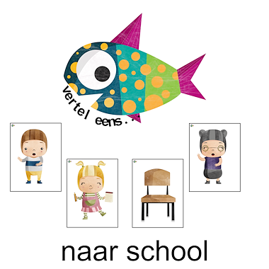 Lesmateriaal Vertel eens: naar school in kleur van auteur vertel eens