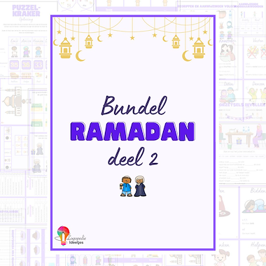 Lesmateriaal Taalbundel Ramadan - deel 2 van auteur Logopedie Ideetjes