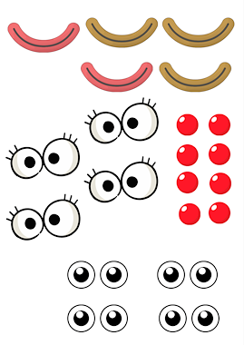 Lesmateriaal Carnaval: clown aankleden met voorbeeldprenten van auteur JufkeSarah slide 3