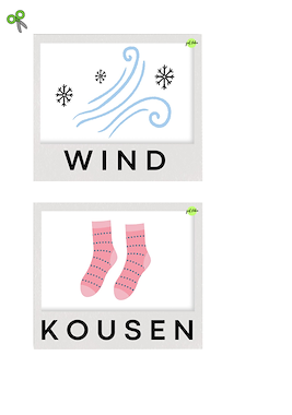 Lesmateriaal Winterwoorden van auteur Juf Nika slide 4