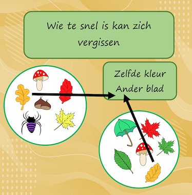 Lesmateriaal Zoek dezelfde (dobble) Herfst van auteur Jabbedabbedoe slide 4