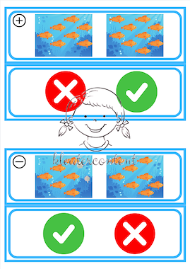 Lesmateriaal Thema Noordpool en Zuidpool: Knijpkaarten meer of minder van auteur Kleutercontent slide 2