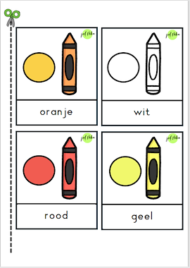 Lesmateriaal Minibundel "kleurrijke waskrijtjes" van auteur Juf Nika slide 2