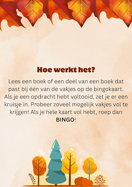 lesmateriaal Leesbingo: herfst van auteur Speelwijs