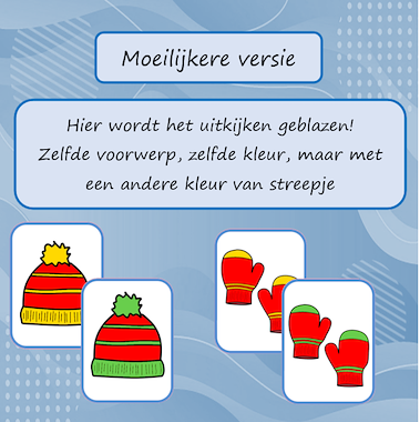 Lesmateriaal Zoek dezelfde (Halli Galli) Winter van auteur Jabbedabbedoe slide 4