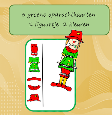 Lesmateriaal Zoek de juiste clown van auteur Jabbedabbedoe slide 2