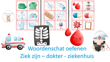 Lesmateriaal Wat zit er verstopt in de dokterstas? van auteur Little Play Friends slide 2