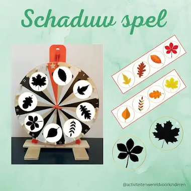 Lesmateriaal Gi-ga-groen - Blaadjes dief schaduw spel van auteur Nanny Melissa