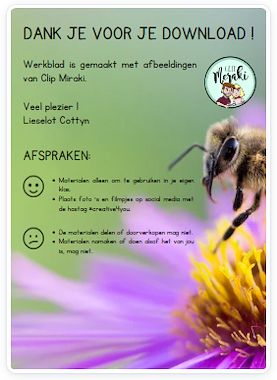 Lesmateriaal Werkblad - bijen tellen van auteur Juf Lieselot slide 2