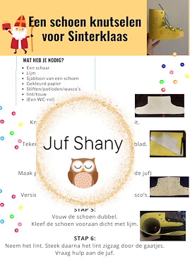 Lesmateriaal Stappenplan een schoen knutselen van auteur Juf Shany