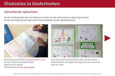 Lesmateriaal Illustraties in kinderboeken - tekenen bij fantasieverhalen van auteur Rian Visser slide 3