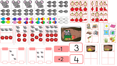 Lesmateriaal kleine muis zoekt een huis - mega-spelbundel bij prentenboek van auteur Little Play Friends slide 2