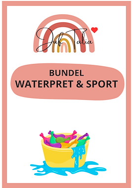 Lesmateriaal Bundel WATERPRET EN SPORT van auteur Juf Talia