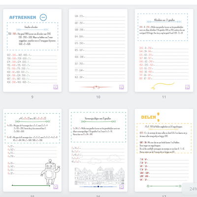 Lesmateriaal Handig rekenen 3de leerjaar/groep 5 van auteur Juf Sumeyye slide 2