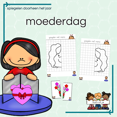 Lesmateriaal spiegelen doorheen het jaar: moederdag van auteur katrotje