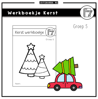 Lesmateriaal Thema kerst | Werkboekje groep 5 van auteur Juf Shanna