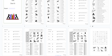 Lesmateriaal Extra werkboekje taal deel 8 (eind groep 3 of begin groep 4) van auteur Juf ilona slide 3