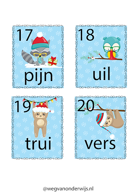 Lesmateriaal Loopdictee Kerst van auteur wegvanonderwijs slide 3