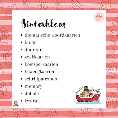 Lesmateriaal SInterklaas basisbundel van auteur MiaenCo slide 3