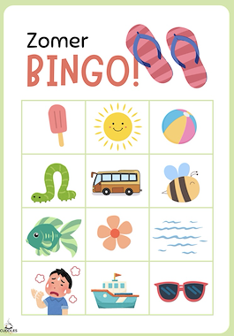 Lesmateriaal Zomer vakantie bingo analyse synthese woordenschat  van auteur Cuddlesndcoffee slide 2