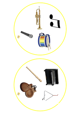 Lesmateriaal Bundel muziekinstrumenten van auteur Juf Tessa slide 2