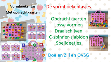 Lesmateriaal De Vormboekentasjes van auteur Little Play Friends