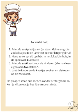 Lesmateriaal De bakker - speurtocht van auteur PeuterKleuter slide 2