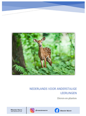 Lesmateriaal ATN - dieren en planten van auteur Meester Warre
