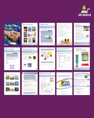 Lesmateriaal Thema: Hallo België, welkom in Europa van auteur Juf_Axelle slide 4