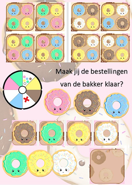 Lesmateriaal Donuts maken van auteur Little Play Friends