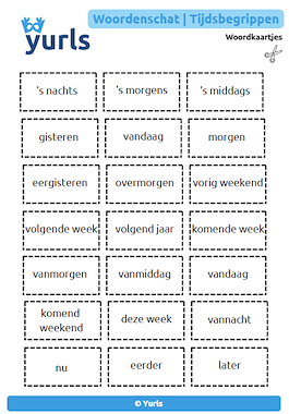 Lesmateriaal Tijdsbegrippen van auteur Yurls slide 3