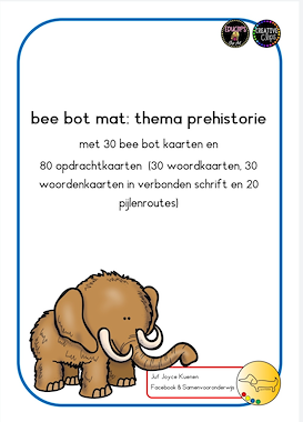 Lesmateriaal Bee bot mat de prehistorie van auteur JufJoyceKuenen slide 2