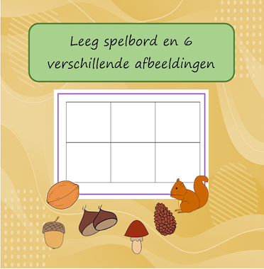 Lesmateriaal plaats alles op de juiste plaats herfst - het bos van auteur Jabbedabbedoe slide 2