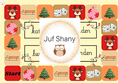 Lesmateriaal Spelbord open en gesloten lettergrepen  van auteur Juf Shany slide 1