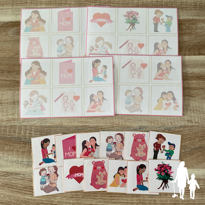 Lesmateriaal Moederdag - Lotto/memorie van auteur Nanny Melissa slide 2