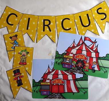 Lesmateriaal ROLLENSPELBUNDEL: IN HET CIRCUS van auteur Kleuter Kriebels slide 2