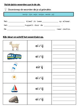 Lesmateriaal herhalingsbundel ei of ij van auteur Aruna_vrtngn