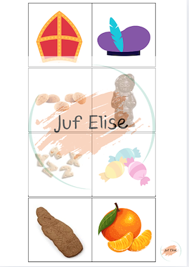 Lesmateriaal Prenten spreekmuur Sint van auteur Juf Elise slide 2