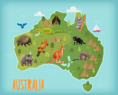 Lesmateriaal iMO-ve & Learn dieren Australië van auteur Gratis leuke leesboekjes