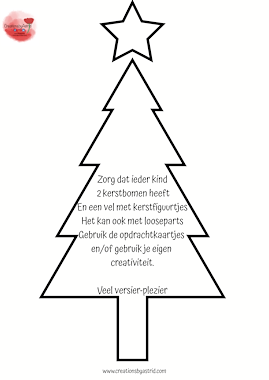 Lesmateriaal Kerstbomen rekenopdrachtjes  (kan ook met looseparts) van auteur Creations by Astrid slide 1